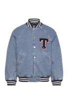 Letterman Denim Jacket Ch7011 Jeansjacka Denimjacka Blue Tommy Jeans