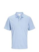 Jprccrodney Ss Polo Noos Tops Polos Short-sleeved Blue Jack & J S