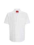 Ellino Designers Shirts Short-sleeved White HUGO