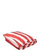 Bold Stripe Double Duvet Home Textiles Bedtextiles Duvet Covers Red GA...
