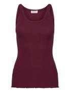 Rosemunde Rwbelle U-Neck Strap Elastic Top Röd