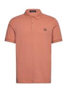 The Fred Perry Shirt Tops Polos Short-sleeved Orange Fred Perry