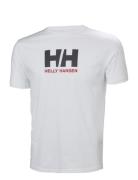 Hh Logo T-Shirt Sport T-shirts Short-sleeved White Helly Hansen
