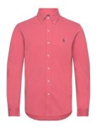 Featherweight Mesh Shirt Designers Shirts Casual Pink Polo Ralph Laure...