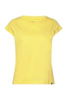 Organic Favorite Teasy Tee Tops T-shirts & Tops Short-sleeved Yellow M...