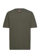 Kyran T-Shirt S-S Designers T-shirts Short-sleeved Green Oscar Jacobso...