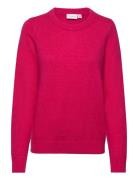 Viril O-Neck L/S Knit Top - Noos Tops Knitwear Jumpers Pink Vila