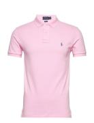 Polo Ralph Lauren Slim Fit Mesh Polo Shirt Rosa