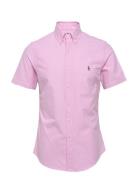 Slim Fit Oxford Shirt Designers Shirts Short-sleeved Pink Polo Ralph L...