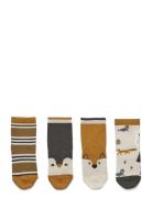 Silas Cotton Socks - 4 Pack Sockor Strumpor Multi/patterned Liewood