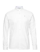 Clean Cut Copenhagen Oxford Stretch Plain L/S Vit