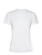 Adv Essence Ss Tee W Sport T-shirts & Tops Short-sleeved White Craft