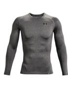 Ua Hg Armour Comp Ls Sport T-shirts Long-sleeved Grey Under Armour