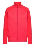 Kari F/Z Fleece Sport Sweat-shirts & Hoodies Fleeces & Midlayers Red K...