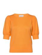 Liva Strik T-Shirt Tops Knitwear Jumpers Orange Minus