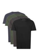 10 Pack T-Shirt Tops T-shirts Short-sleeved Black Denim Project