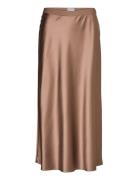 Ahlvar Gallery Hana Satin Skirt Brun