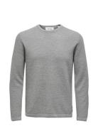 ONLY & SONS Onspanter Reg 12 Struc Crew Knit Noos Grå