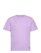 Jjeorganic Basic Tee Ss O-Neck Tops T-shirts Short-sleeved Purple Jack...