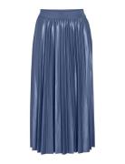 Vinitban Midi Skirt - Noos Knälång Kjol Blue Vila