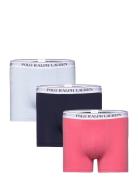 Classic Stretch-Cotton Trunk 3-Pack Boxerkalsonger Pink Polo Ralph Lau...