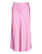 YAS Yaspastella Hw Midi Skirt - Noos Rosa