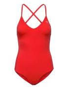 Puma Swim Puma Swim Women Vneck Padded Swimsuit 1P Röd