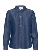 My Essential Wardrobe 15 The Denim Shirt Blå