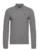 Ls Polo Shirt Tops Polos Long-sleeved Grey Lyle & Scott