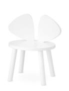 Mouse Børnestol Home Kids Decor Furniture White Nofred