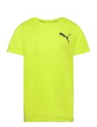 Active Small Logo Tee B Sport T-shirts Short-sleeved Green PUMA