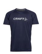 Craft Core Essence Logo Tee M Marinblå