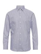 Slhslimethan Shirt Ls Classic Noos Tops Shirts Business Blue Selected ...