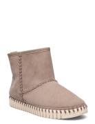 Boots Ankel Shoes Boots Ankle Boots Ankle Boots Flat Heel Beige Ilse J...