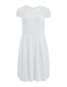 Vikalila Capsleeve Lace Dress - Noos Knälång Klänning White Vila