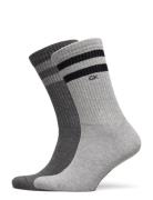 Calvin Klein Ck Men Sock 2P Stripes Grå