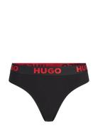 Thong Sporty Logo Stringtrosa Underkläder Black HUGO