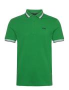 Paddy Sport Polos Short-sleeved Green BOSS