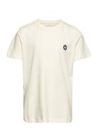 Timmi Recycled Tops T-shirts Short-sleeved Cream Kronstadt