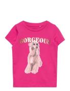Nmfbeverly Ss Top Box Tops T-shirts Short-sleeved Pink Name It