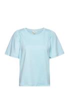 Imaleapw Ts Tops T-shirts & Tops Short-sleeved Blue Part Two