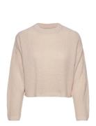 Onlmalavi L/S Cropped Pullover Knt Tops Knitwear Jumpers Cream ONLY