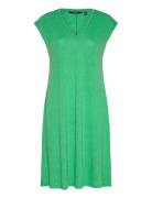 Vmmarijune Sl Knee Dress Jrs Knälång Klänning Green Vero Moda