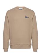 Les Deux Flag Sweatshirt Beige