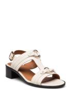 A4078 Sandal Med Klack Cream Billi Bi