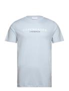 Lindbergh Copenhagen Print Tee S/S Blå