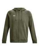 Under Armour Ua Rival Fleece Fz Hoodie Khaki Green