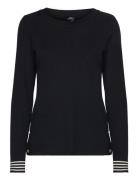 Cuannemarie Pullover Tops Knitwear Jumpers Black Culture