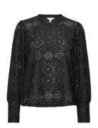 Objfeodora L/S Top Noos Tops Blouses Long-sleeved Black Object