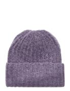 Nkfmadia Beanie Accessories Headwear Hats Beanie Purple Name It